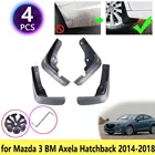Для Mazda 3 BM Axela хэтчбек 2014 2015 2016 2017 2018 брызговики крыло брызговики Брызговики колеса автомобильные аксессуары
