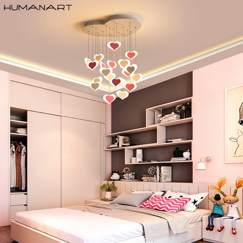 Люстра для столовой современный простой светодиодный индивидуальная любящая