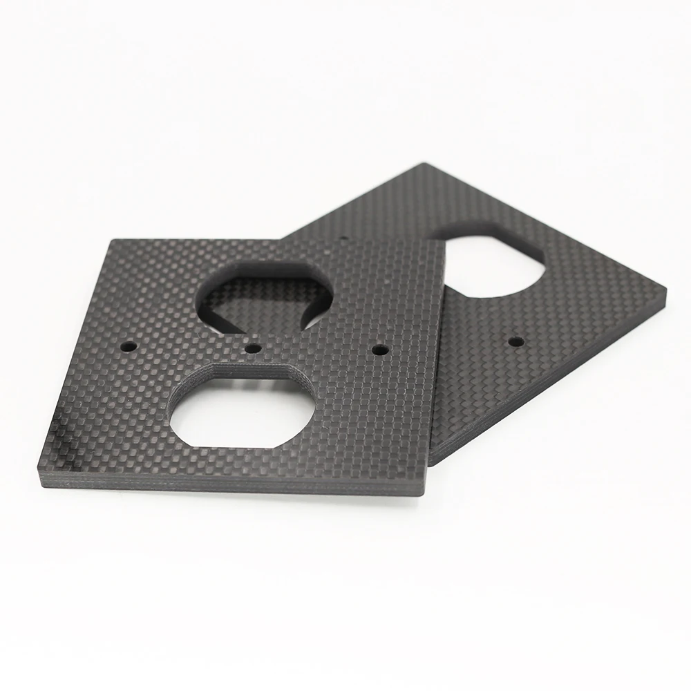 Одна крышка для розеток 86*86 из углеродного волокна настенная панель дуплексная