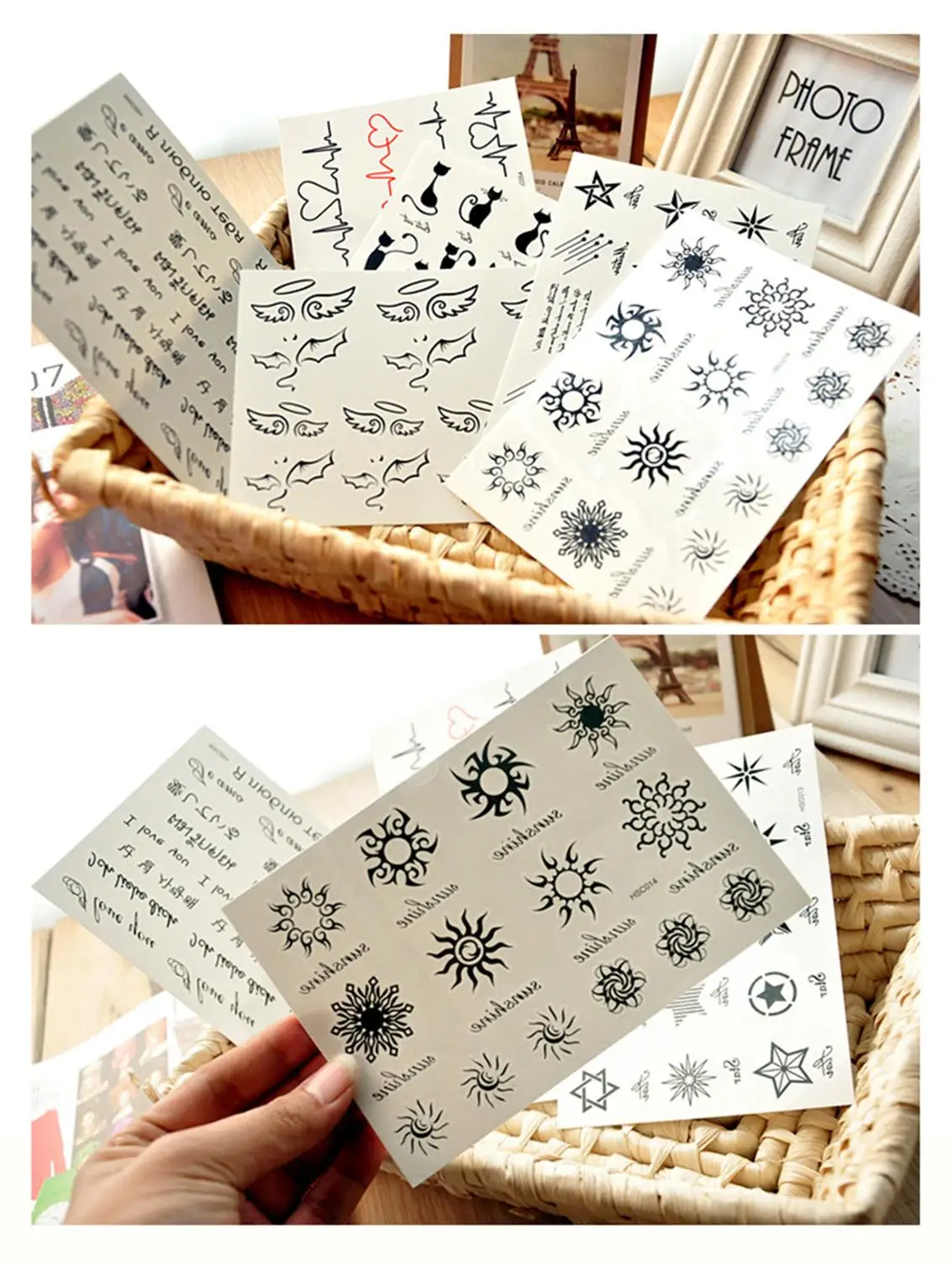 JYTOP новые модные съемные водостойкие временные тату-наклейки для тела DIY наклейки