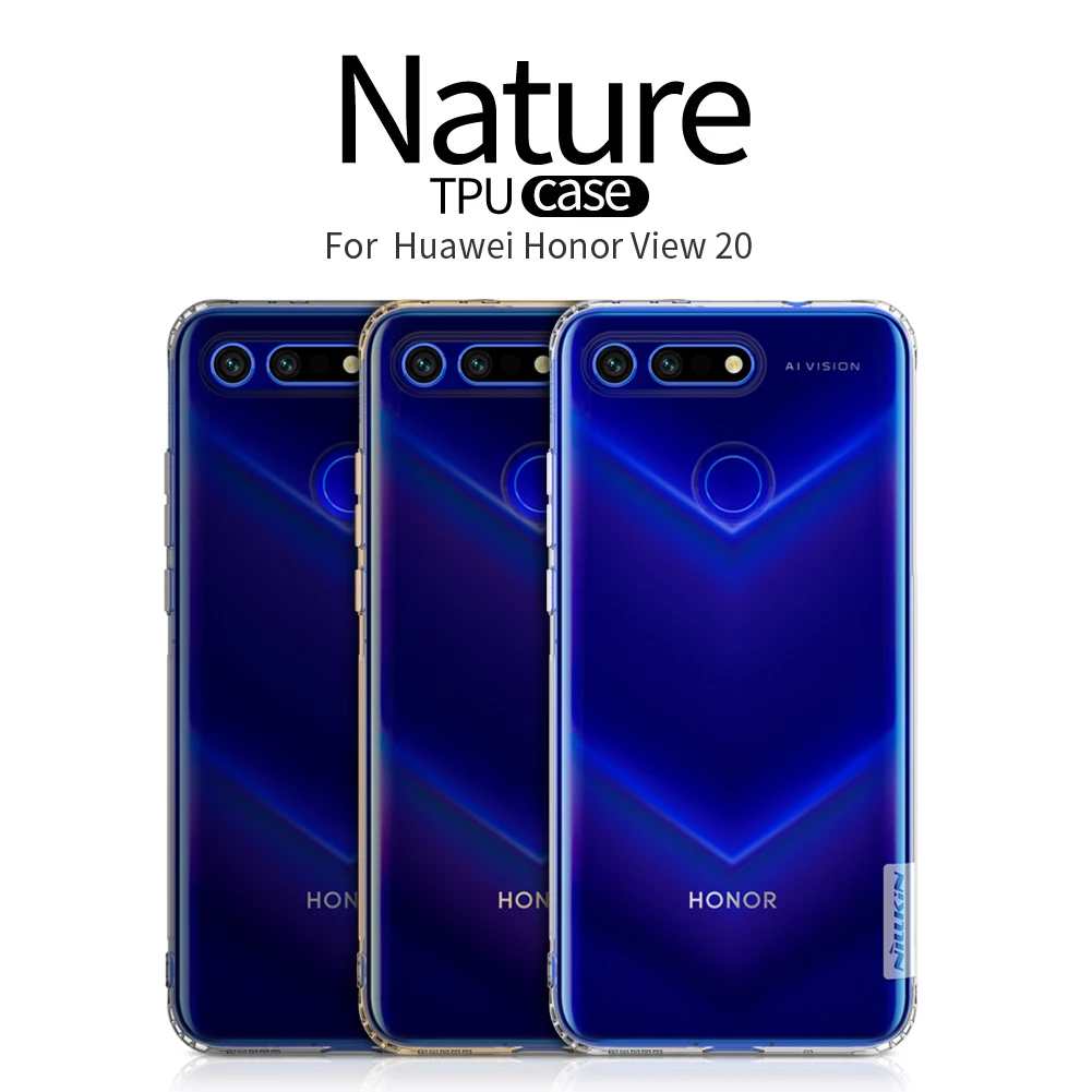 Чехол для Huawei Honor View 20 6 4 дюйма прозрачный мягкий чехол из ТПУ NILLKIN Nature защитный V20 с