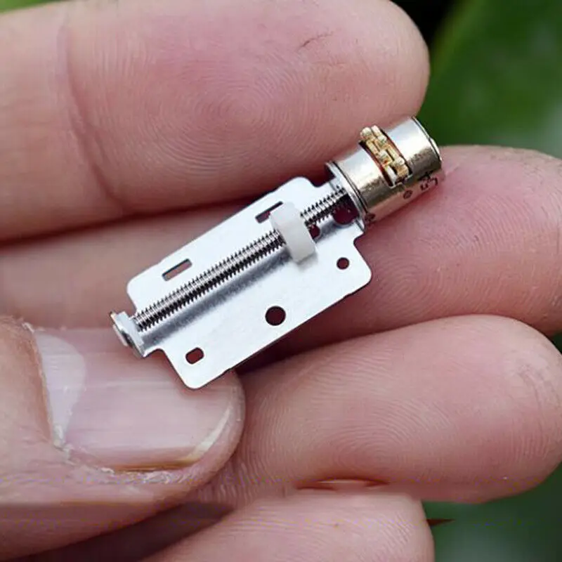 Мини 6 мм линейный привод постоянного тока 3V 5V точность Шаговый двигатель 2 фазный