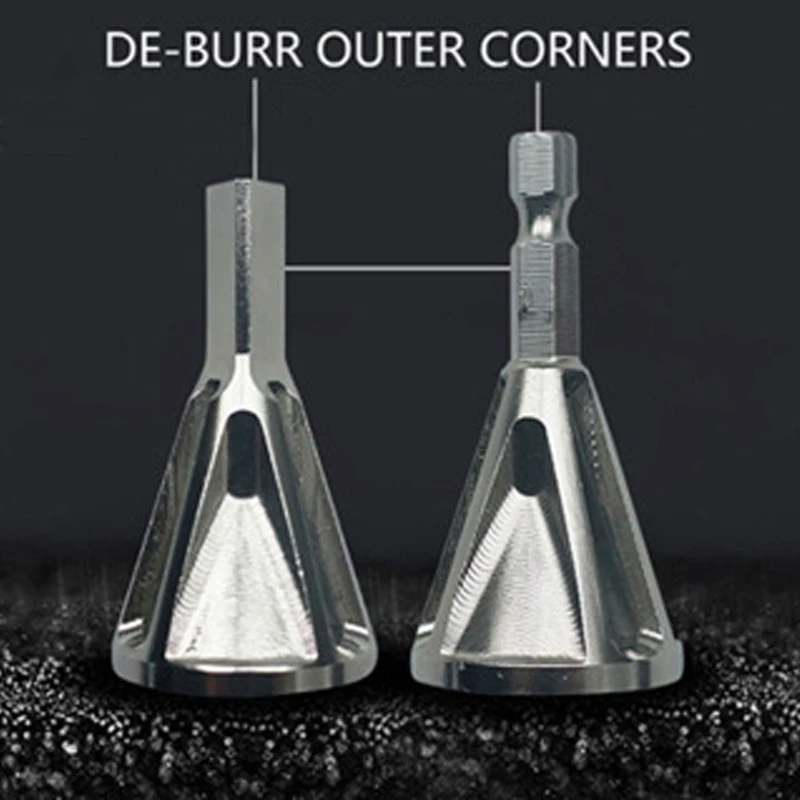 Треугольный хвостовик новейший инструмент для снятия заусенцев с внешней фаски