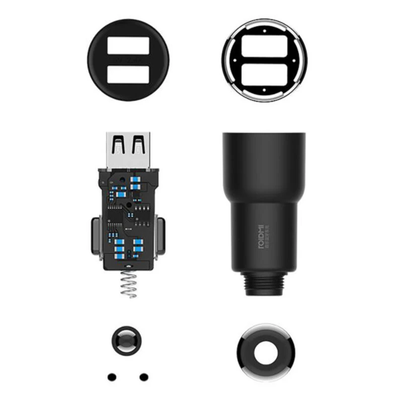 

XIAOMI ROIDMI 3S Bluetooth 5V 3.4A Car Charger Music Player FM Smart APP for iPhone and Android Smart Control MP3 Player YOUPIN