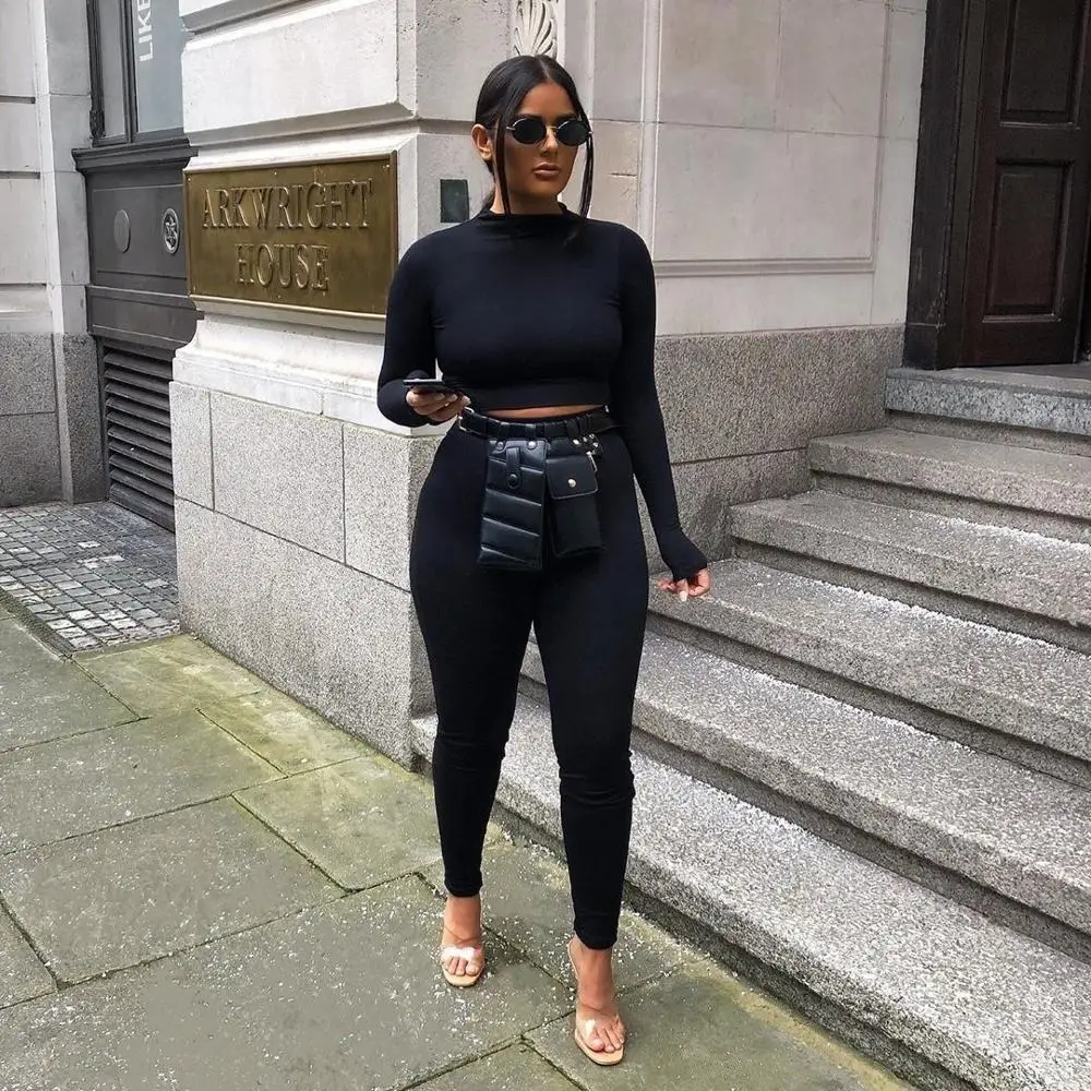 Женский бесшовный комплект из двух предметов спортивный костюм одежда для