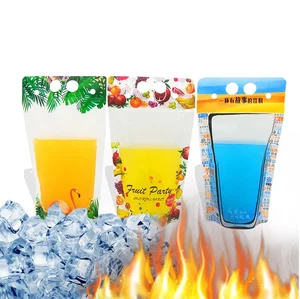 Пластиковая фотография фламинго для напитков, сока, молока, кофе, с ручкой и отверстиями, 500 шт., 500 мл