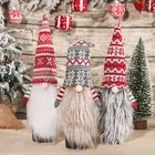 2022 Рождественские декоративные подарки, Рождественская Крышка для винной бутылки, для дома 2021, Рождественское украшение, новый год