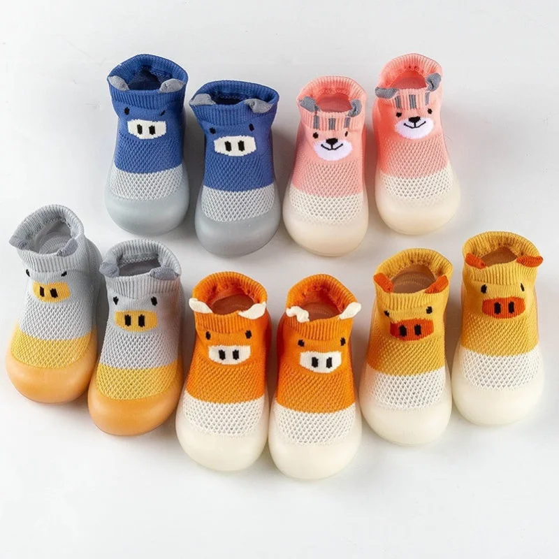 

New Arrival Baby Boy Shoes Newborn Non Slip Shoes Toddler Girl Mesh Sock Infant First Walkers Casual Cute Shoes Zapatos Bebe