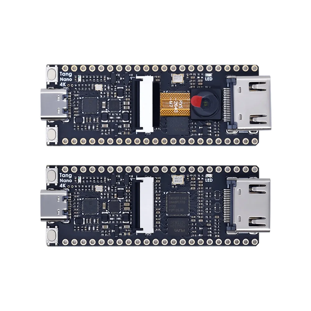 WAVGAT Tang Nano 4K Gowin Minimalist FPGA GoAI Develop-ment Board HDMI Camera With the line | Электронные компоненты и