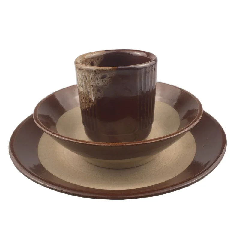 Набор столовых приборов в ретро стиле садовые приборы и чаши для приготовления