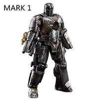 18cm zd disney marvel iron man mk1 mk2 mk3 mk4 mk5 mk6 mk7 gift box action figure ironman mark 2 avengers tony stark legends toy