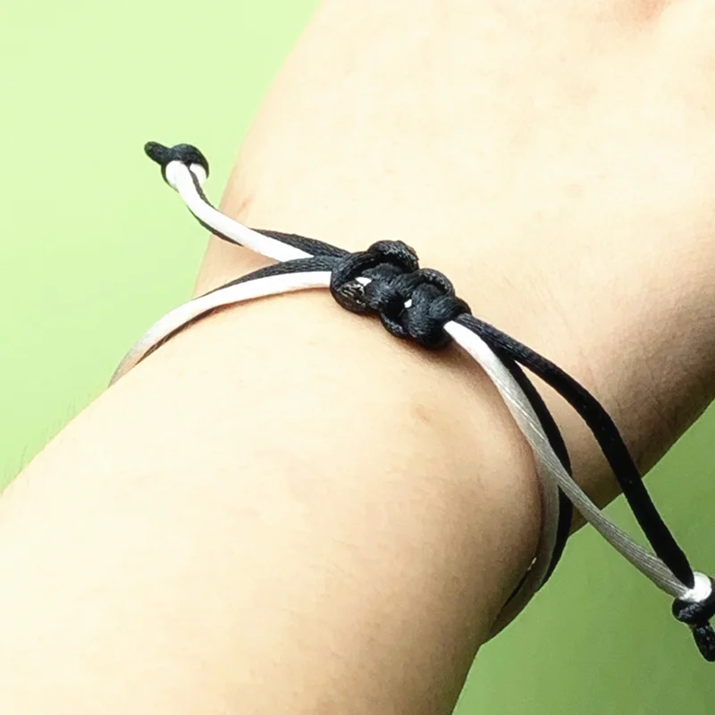 Браслет цепочка для женщин и мужчин простой Регулируемый браслет ручной