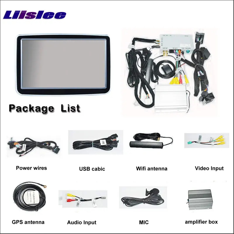 Liislee автомобильный Android мультимедиа для Benz A / B CLA GLA без AUX стерео радио BT WIFI CD DVD