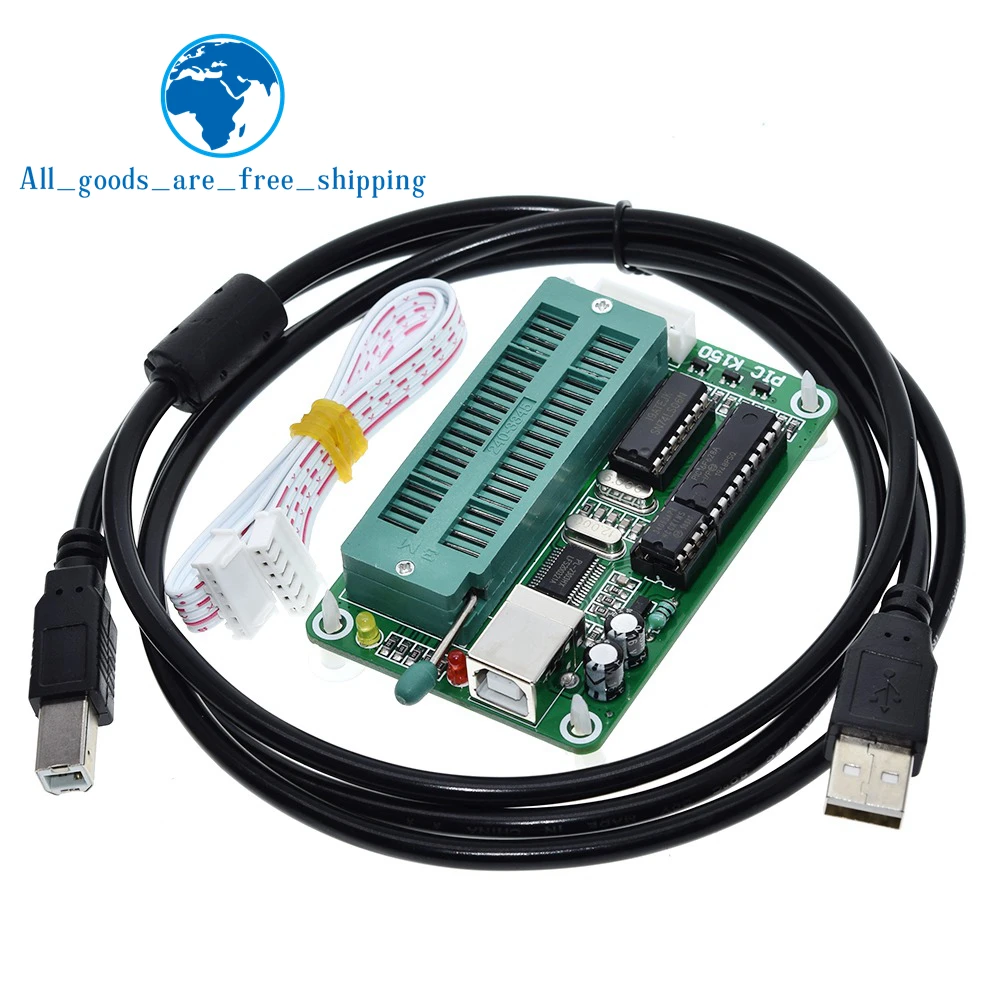 

1SET PIC Microcontroller USB Automatic Programming Programmer K150 + ICSP Cable