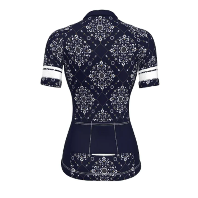 

Retro Short Sleeve Cycling Jersey Tops Summer Ropa Maillot Breathable MTB Bicycle Shirt Women Outdoor Cycling Clothing