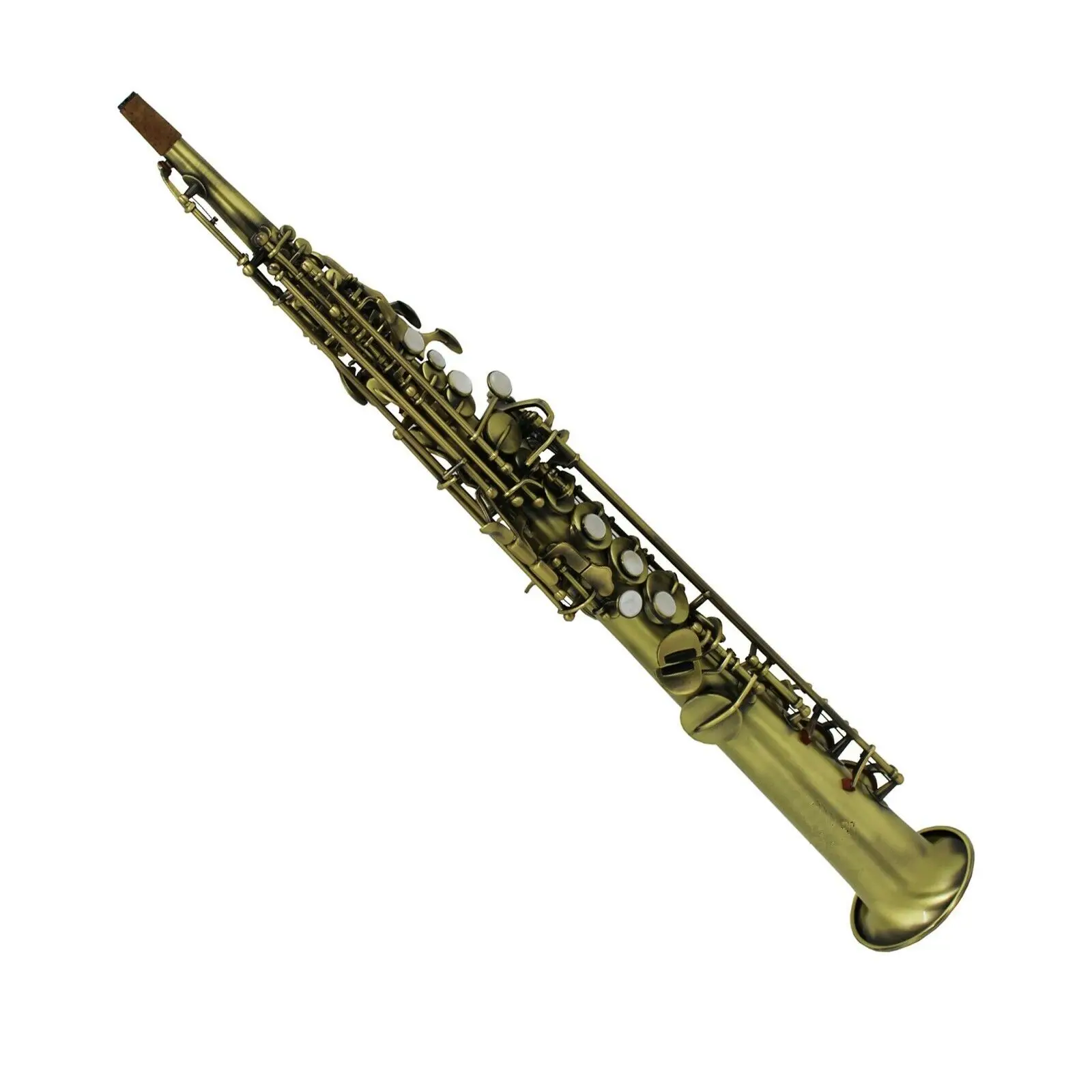 

Частный заказной буквы Музыка про Античный цвет прямой Саксофон сопрано с G key sop sax