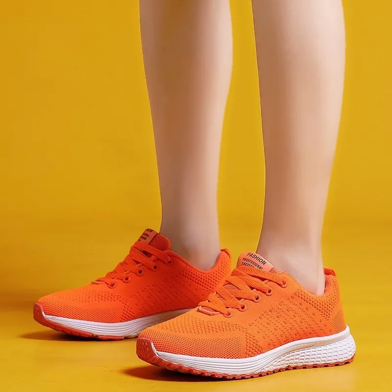 Удобные кроссовки для Для женщин обувь на шнуровке розового дышащие сетчатые