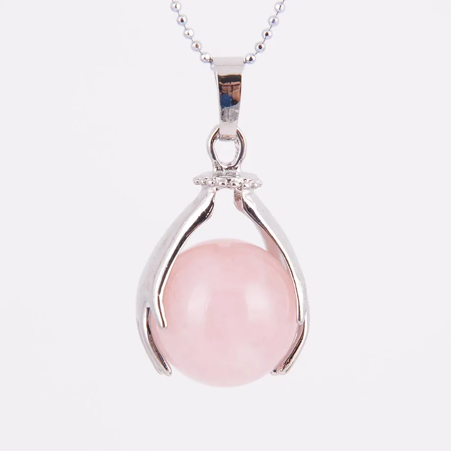 Натуральный тигровый глаз лазурит оникс опал круглые камни бусины кулон с двумя