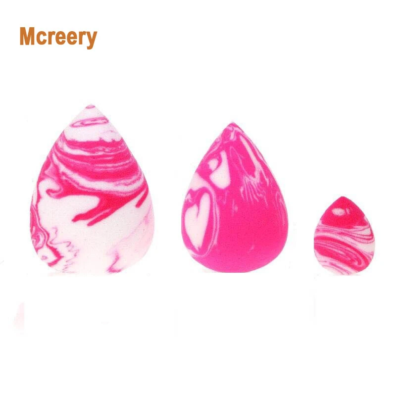 3 шт. косметический порошок слоеный набор многоцветный макияж губчатый смеситель