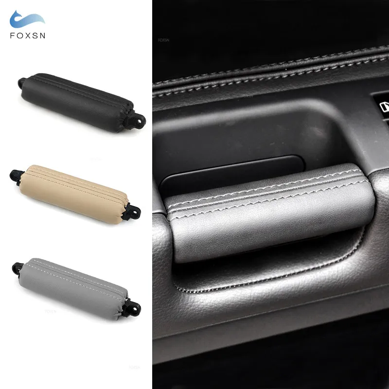 

Car Interior Door Left Right Hand Driver Side Leather Pull Handle For VW Touareg 2003 2004 2005 2006 2007 2008 2009 2010