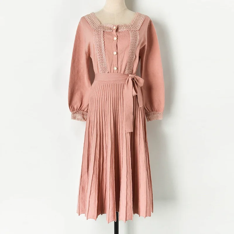 Брендовое качественное Элегантное Длинное Платье женское осеннее сексуальное