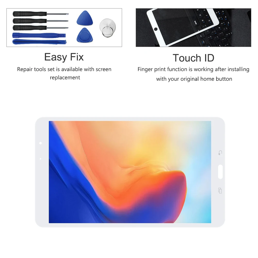 New 8.4" For Samsung Galaxy Tab Pro SM-T320 T321 T325 LCD Display Touch Screen Digitizer Sensors Assembly Panel Replacement |