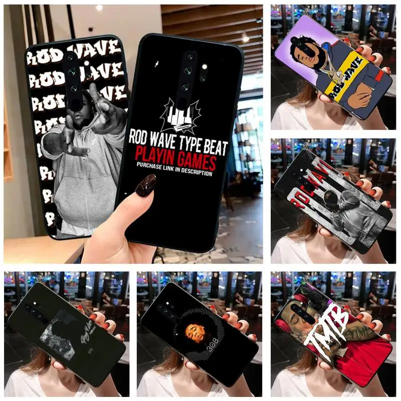 

HUAGETOP Rod Wave Soft Phone Cover for Redmi Note 9 8 8T 8A 7 6 6A Go Pro Max Redmi 9 K20