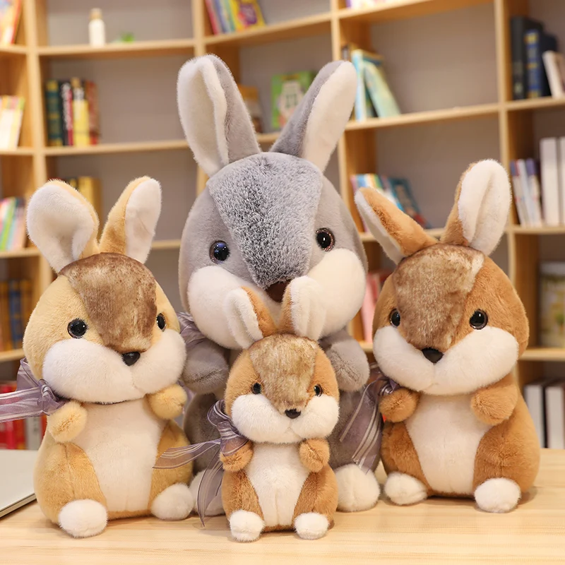 

30/42/58cm Simulation Rabbit Plush Toy Cute Stuffed Bunny Doll for Kids Baby Children Lifelike Soft Animal Toy Creative Presents