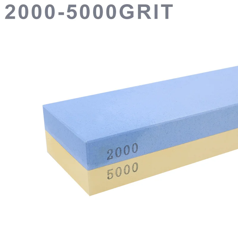 2000 5000 grit Двухсторонний точильный камень точильный камень Материал корунд и карбид кремния для кухонных ножей и садового инструмента - Цвет: 2000 5000 grit