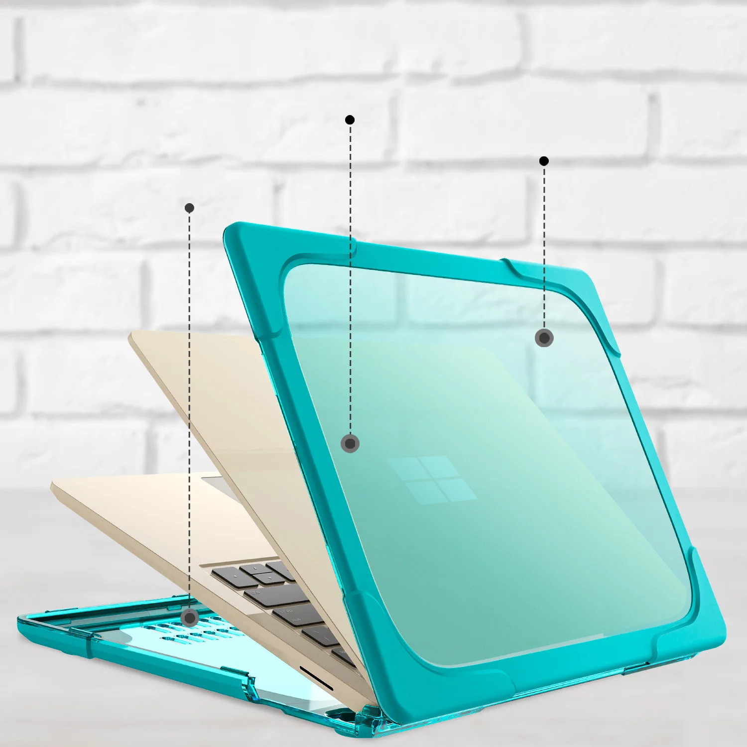 Чехол для ноутбука Microsoft surface Laptop2 Laptop3 Go 12 4 top + botttom чехол 2 3 13 5 15 дюймов | Компьютеры