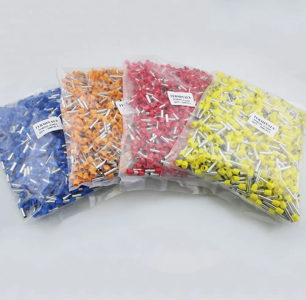 100 шт. изолированные клеммы E6010 E6012 E6018 6 0 мм2|wire ferrules|wire connectors electricalconnector electrical |