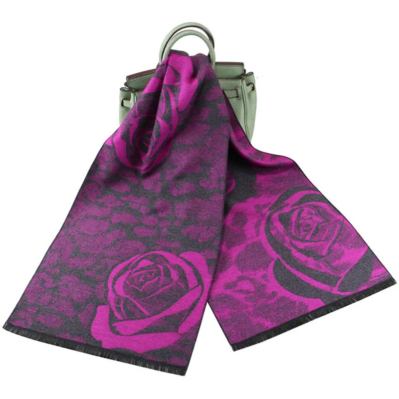 Новый толстый женский шарф из хлопка теплая осенне-зимняя универсальная шаль для