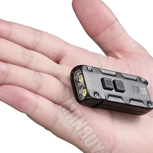 2020 nitecore наконечник SE Мини светильник ческая кнопка света с зажимом 700LMs 2x P8 светодиоды карфонарь EDC USB Type C перезаряжасветильник вспышка мини - портативный