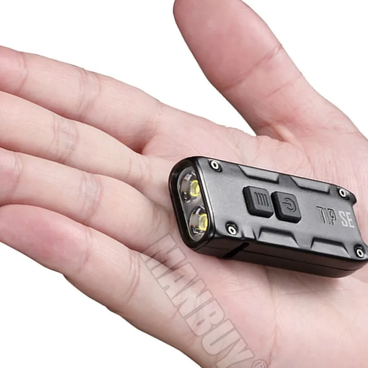 2020 nitecore наконечник SE Мини светильник ческая кнопка света с зажимом 700LMs 2x P8