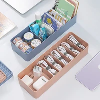 Mobile Phone Cable Earphone Storage Box Color Plastic Data Cable Storage Box Desktop Stationery Multi-Function Stackable Box