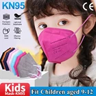 Ffp2mask N95, маска для детей, 5 слоев, дышащая, для девочек и мальчиков, Kn95mask Kn95 Mascarillas Ce Ffp2, маска для детей