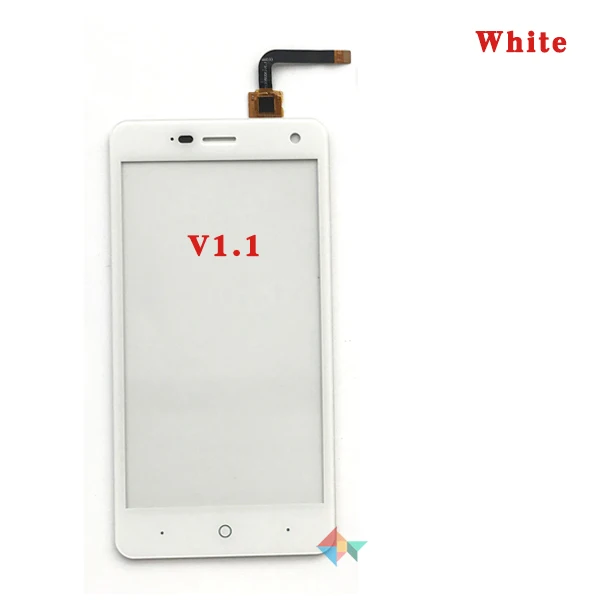 V1.1 White 10 шт./лот высокое качество 5," для zte Blade L3 T120500E1V1.1/L3 T120481E1V1.0 сенсорный экран дигитайзер сенсор Передняя стеклянная панель объектива - Цвет: V1.1 White