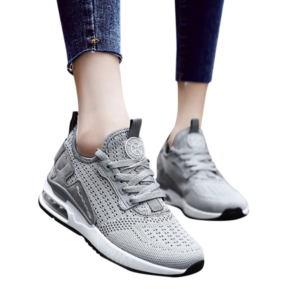 SAGACE Shoes New Fashion Couple Woven Breathable Sneakers Lightweight Comfortable Breathable Walking Casual Shoes J13