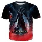 Новинка лета 2021, футболки для мужчин и женщин с 3D принтом Диабло 3 Soul of the Reaper, модная повседневная одежда, уличные Топы