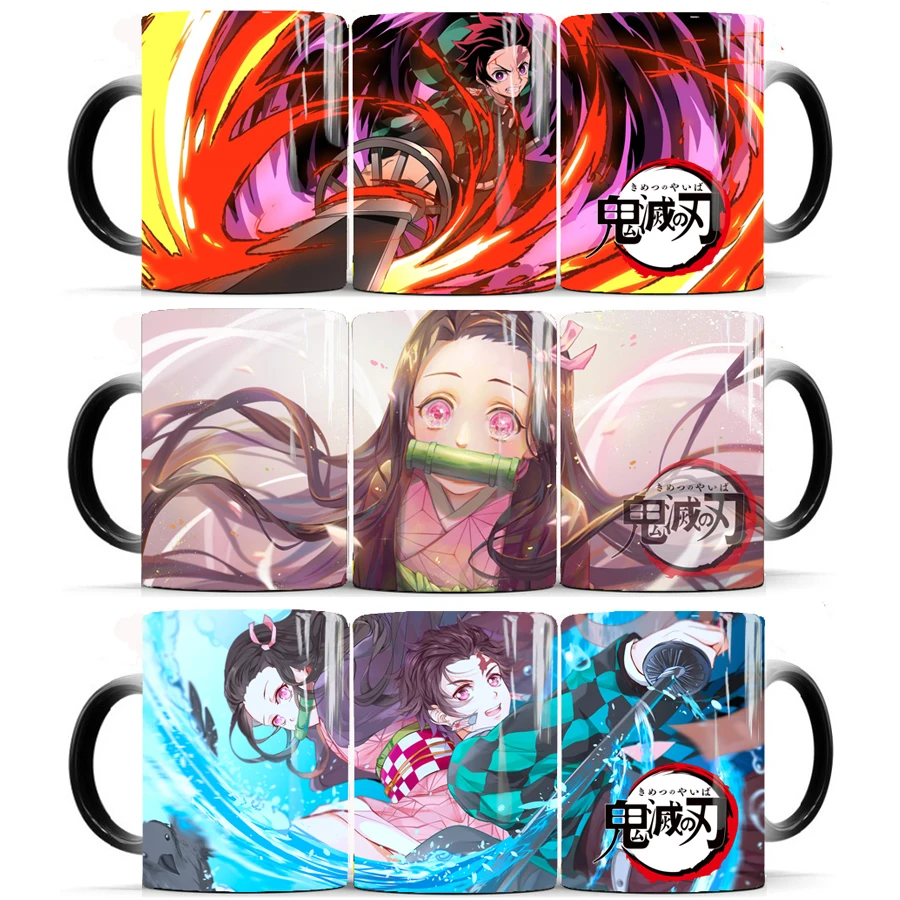 

Demon Slayer Mug 110z Ceramic Color Changing Coffee Mug Cups Best Gift for Your Friends Drop Shipping Mugs