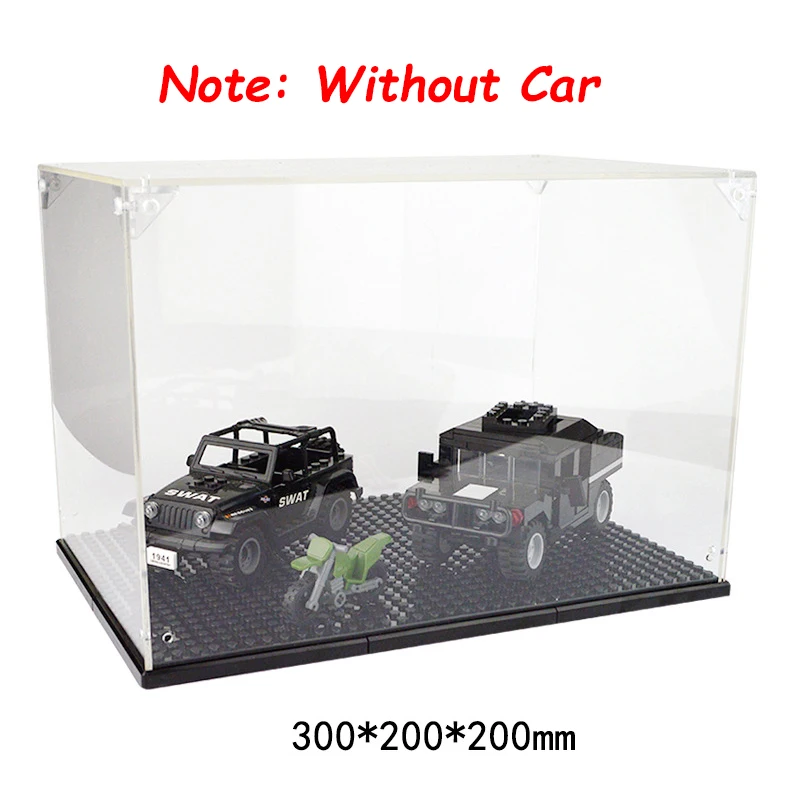 Новый Пылезащитная коробка/Чехол акриловые строительные блоки для детей