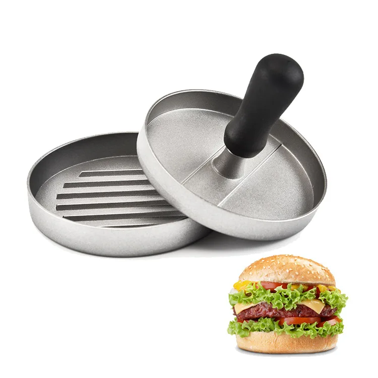 

Round Shape Hamburger Press Hamburger Meat Beef Grill Burger Press Patty Maker Mold Meat Tools Kitchen Gadgets