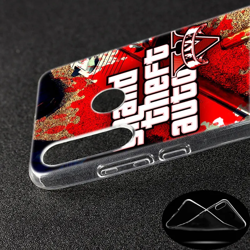 Роскошный мягкий силиконовый чехол GTA 5 игровой для huawei NOVA 3 3i 5i P20 P30 Pro P9 P10 P8 Lite 2017 P