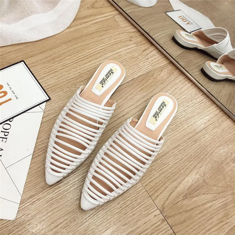 Wellwalk/Дизайнерские женские тапочки на плоской подошве; женские туфли без задника; модные женские шлепанцы в полоску; женские брендовые шлепанцы; роскошные женские Тапочки