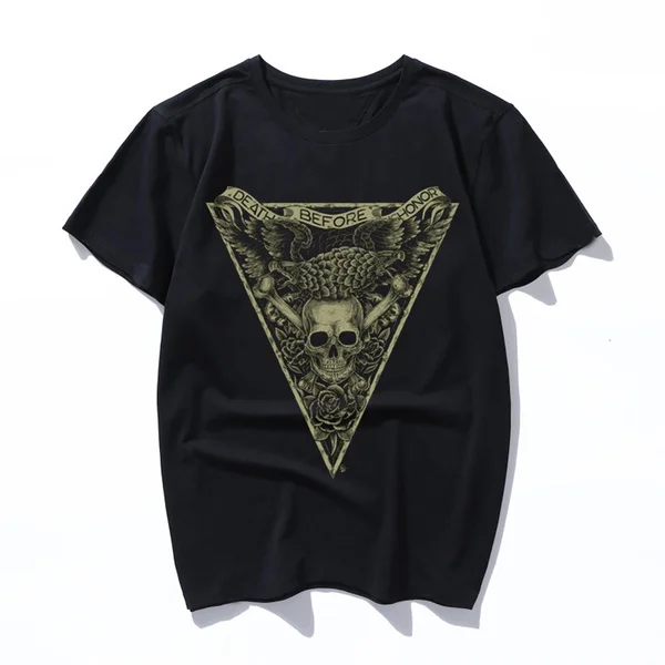 

death before dishonor dark Solid t shirt men Casual Mesh O-neck Breathable T-shirt Male Top Quality Tshirt Plus