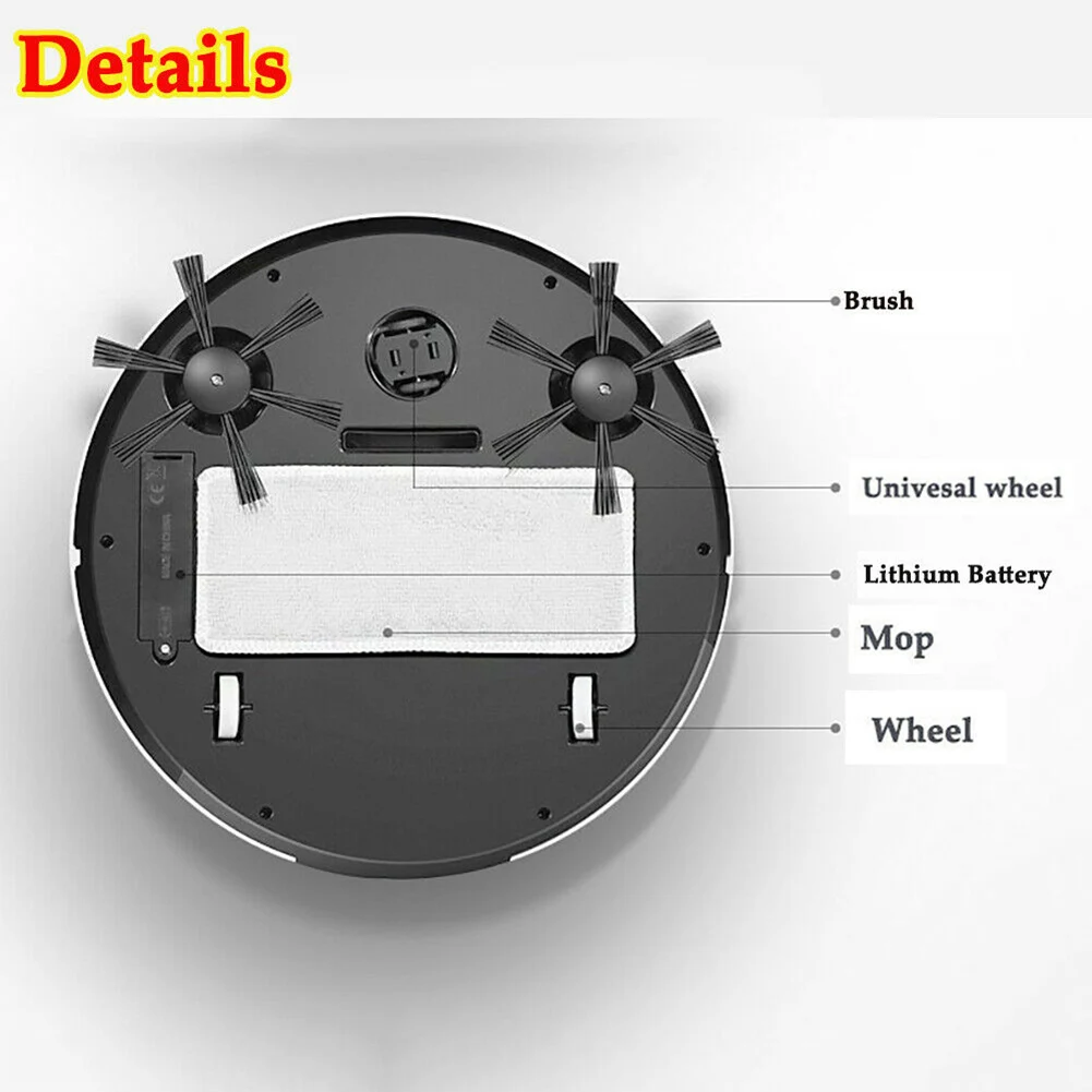 3 в 1 Автоматическая зарядка интеллигентая (ый) подметания робот пылесос