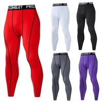 men compression tight leggings running sports male fitness jogging pants quick dry trousers workout training yoga bottoms