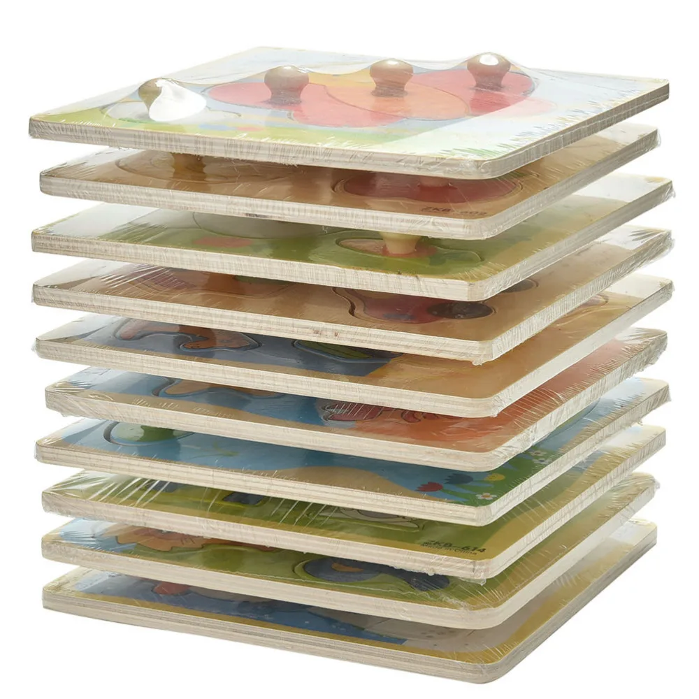 

Games Toy Jigsaw Puzzle Many Styles Colorful Baby Child Kids Wooden Puzzle Animal Cartoon Educational Learning Toys