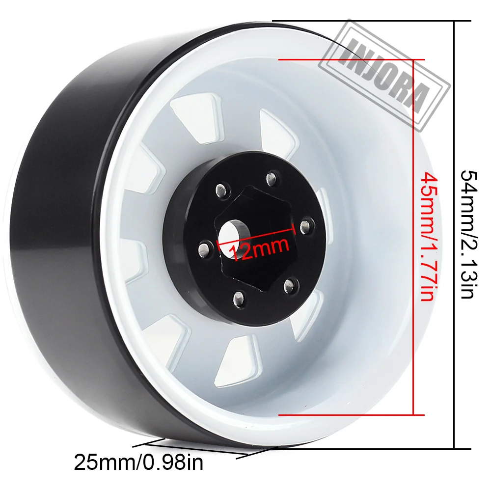 injora металл 19 beadlock колесные диски 3 с