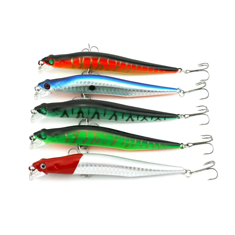 

1Pcs Minnow Fishing Lures Hard Bait 120mm 10g Jig wobbler Bass Pike Lure Crankbait Plastic Artificial Baits for Fishing Tackle